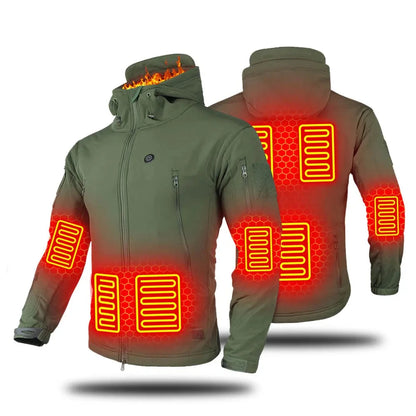 Heated Hooded Tactical Jacket