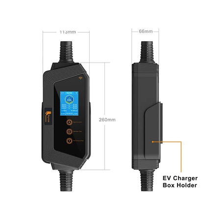22KW 32A 3Phase Type2 Portable EV Charger