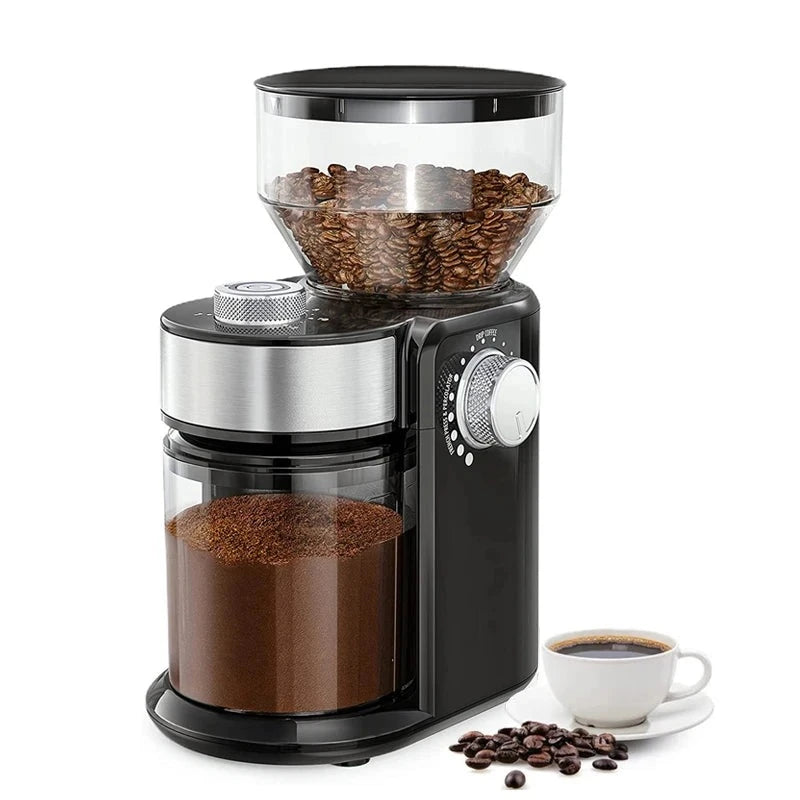 Automatic Burr Mill Coffee Maker Machine