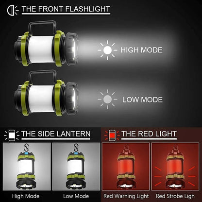 3000mAh Rechargeable Hiking Lantern Light