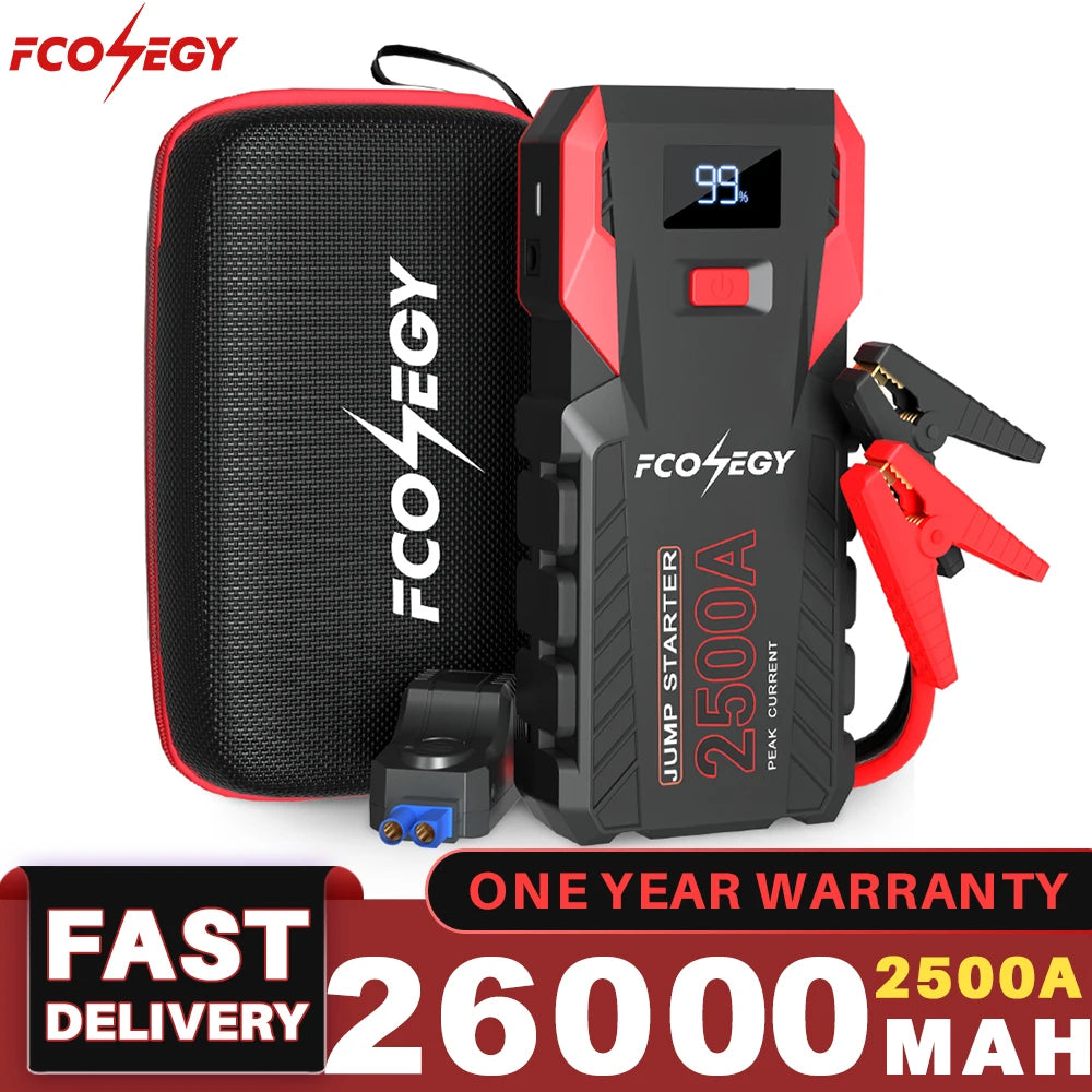 Car Battery 2500A Jump Starter