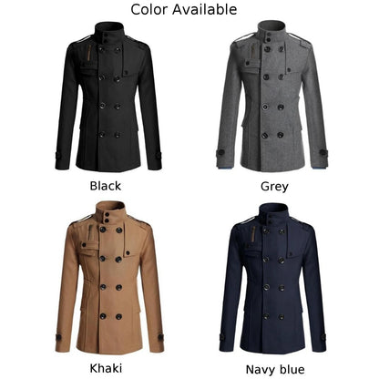 Men's Winter Warm Trench Coats