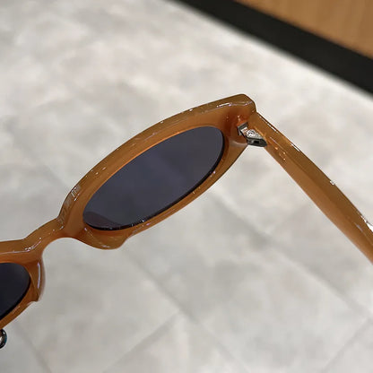 Women Fashion Vintage Oval Sunglasses