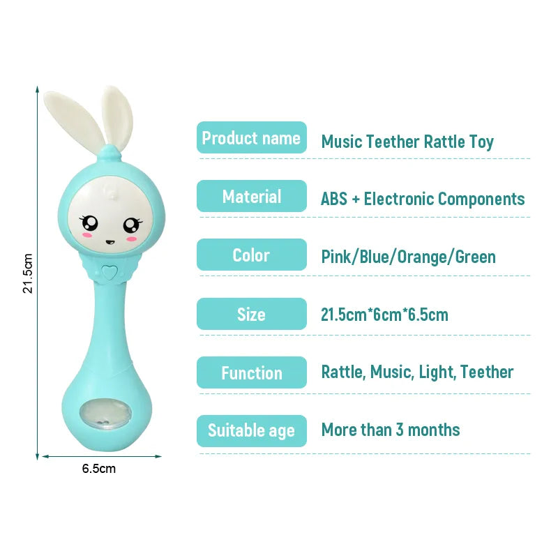 Baby Music Teether Rattle Toy