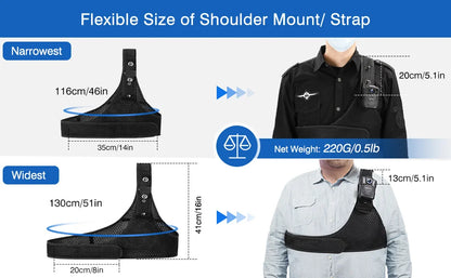 Durable Shoulder Single Vest Body Camera
