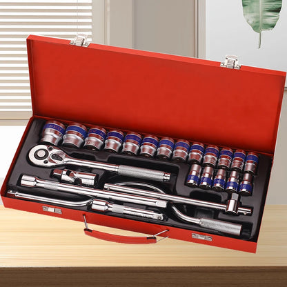 1/2Inch 24PCS Household Socket Wrench Kit