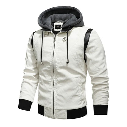 Motorcycle Bomber Leather Jacket