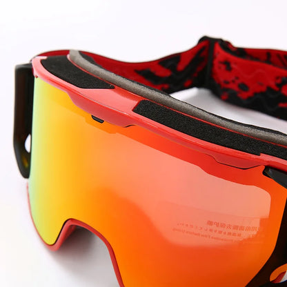 Double Layer Anti-Fog Ski Goggles