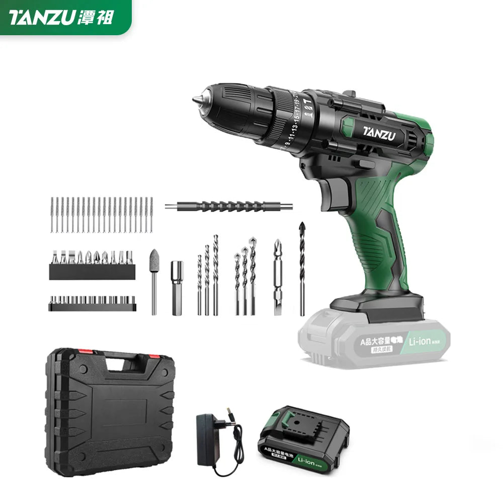 Brushless Electric Drill Impact Cordless Driller