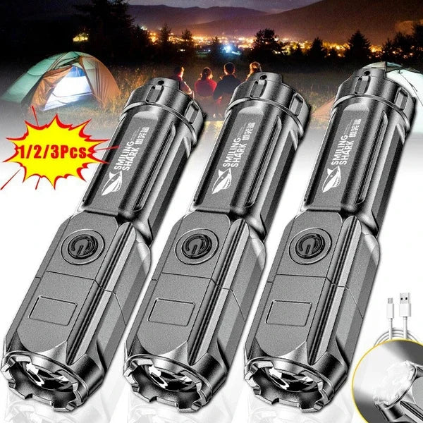 100000 Lumen Powerful LED Flashlight