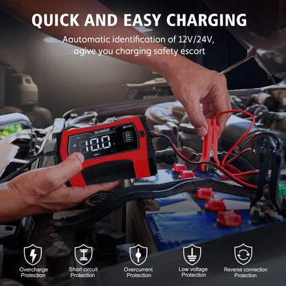 Lithium LiFePO4 10A 12V 24V Battery Charger