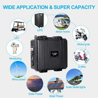 12V100AH Lifepo4 Battery 120AH Power Station