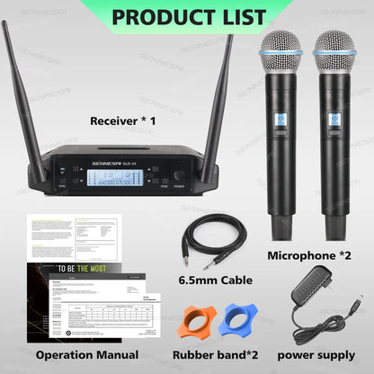 GLD-24 B58 Professional Dual Wireless Microphone