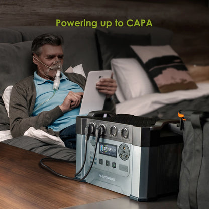 1500Wh 2400W Emergency Backup Powerstation