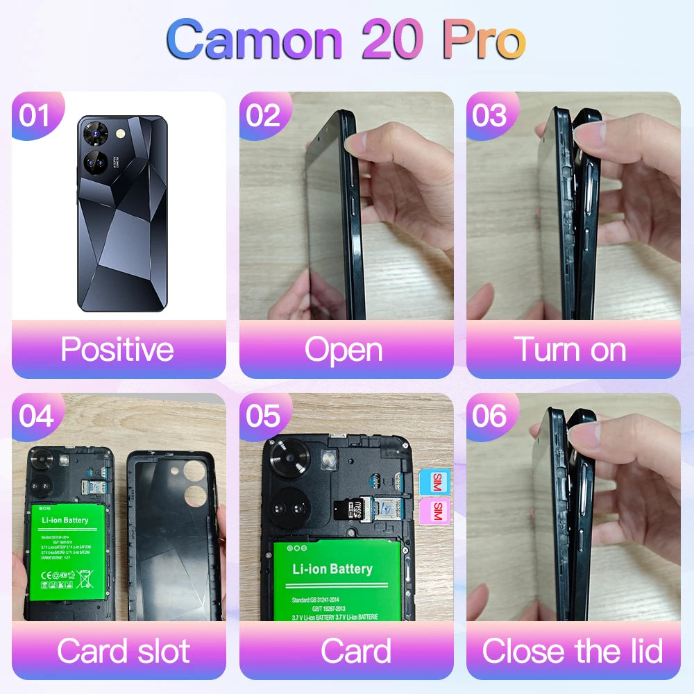 20 Pro,Android,5.0 Inch,16GB ROM 2GB RAM,2000mAh Smartphone