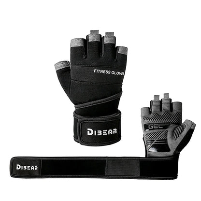 Half Finger Bodybuilding Gym Gloves