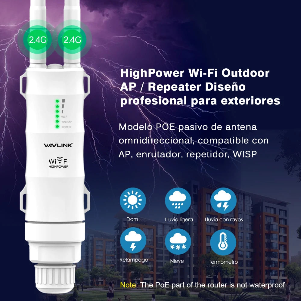 High Power 300Mbps Wireless Wifi Router