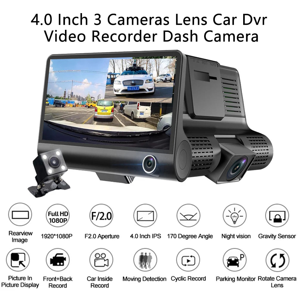 Car DVR 3 4.0 Inches Dash Cam