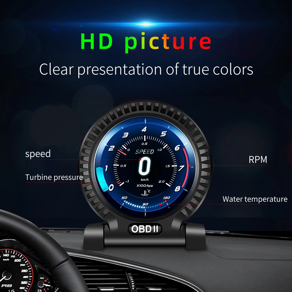 HUD OBD2 Head-up Display Car Multi Gauges