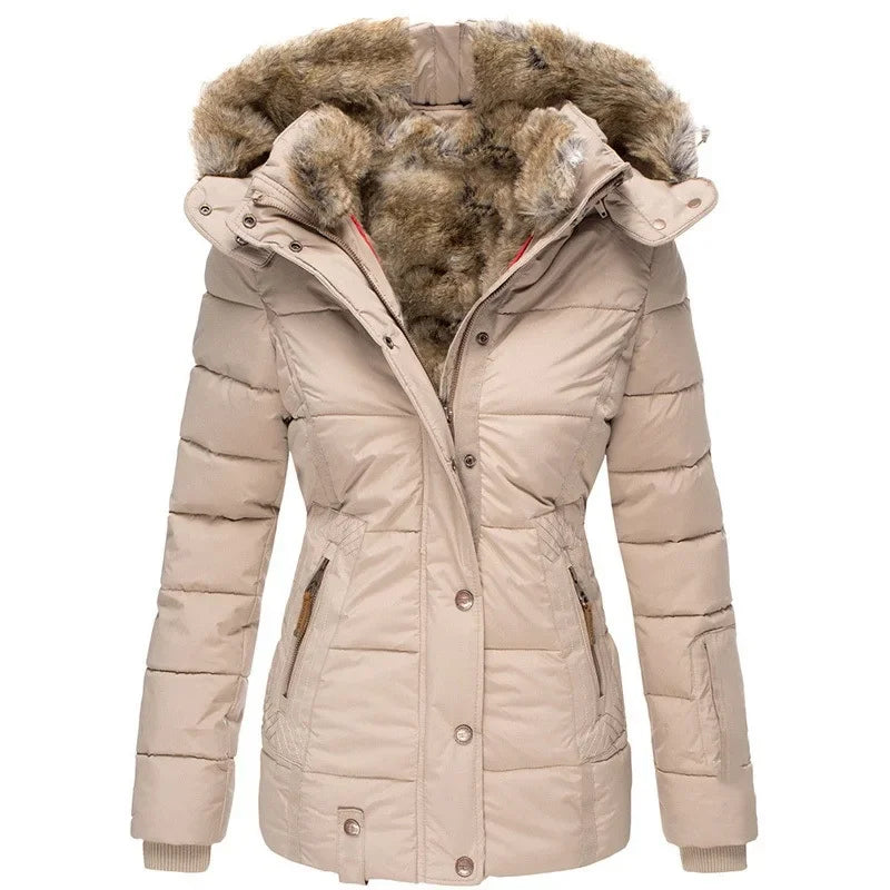 Winter Long Sleeve Zipper Hooded