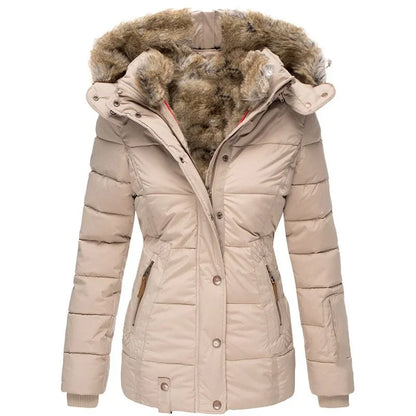 Winter Long Sleeve Zipper Hooded