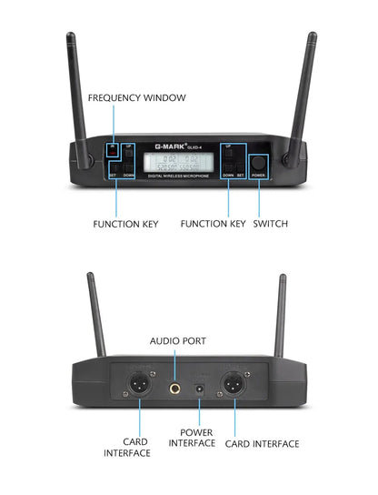 Wireless Professional UHF  Handheld  Microphone