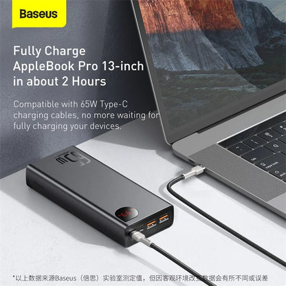 30000mAh PD 65W Fast Charging Power Bank