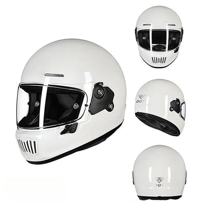 Retro DOT Full Face Helmet