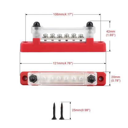 1/4 Inch 150A Power Distribution Block