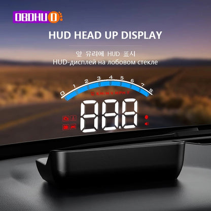 M6S OBD2 HUD Digital Car Speedometer