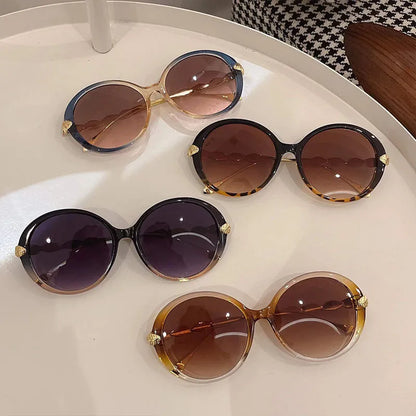 Women Oversized Luxury Round Sunglasses