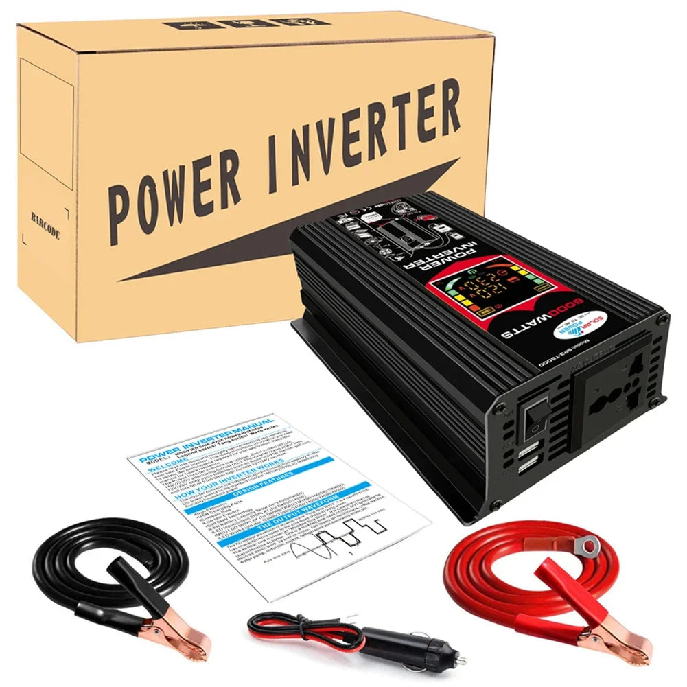 6000W Dual USB Intelligent Power Inverter