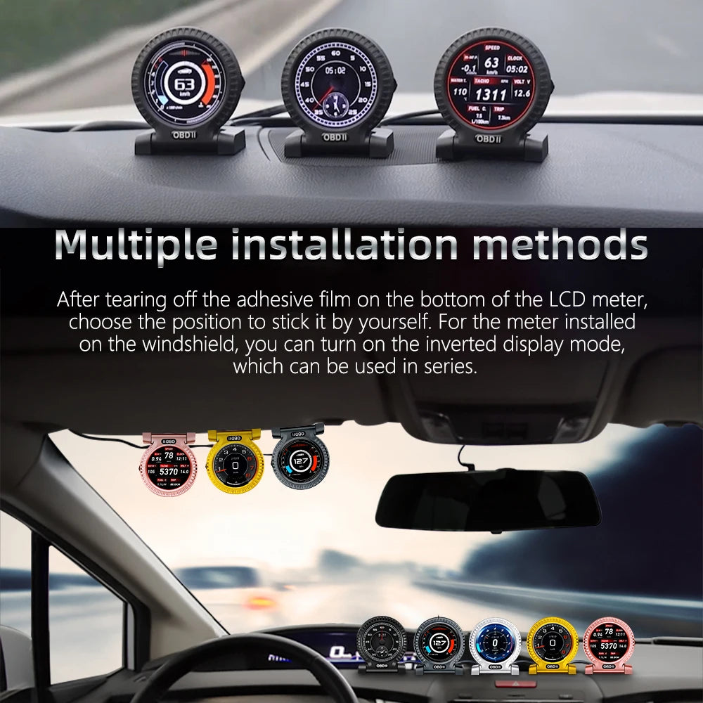 HUD OBD2 Head-up Display Car Multi Gauges