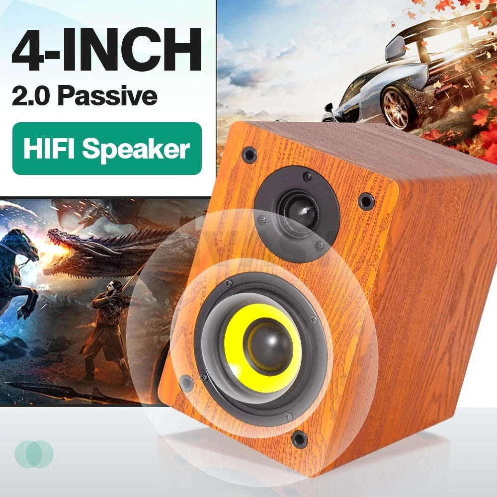 4 Inch 120W High-power Bookshelf Speaker