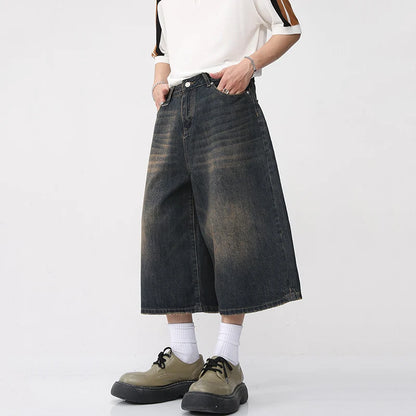 Men's Washed Fashion Denim Trouser