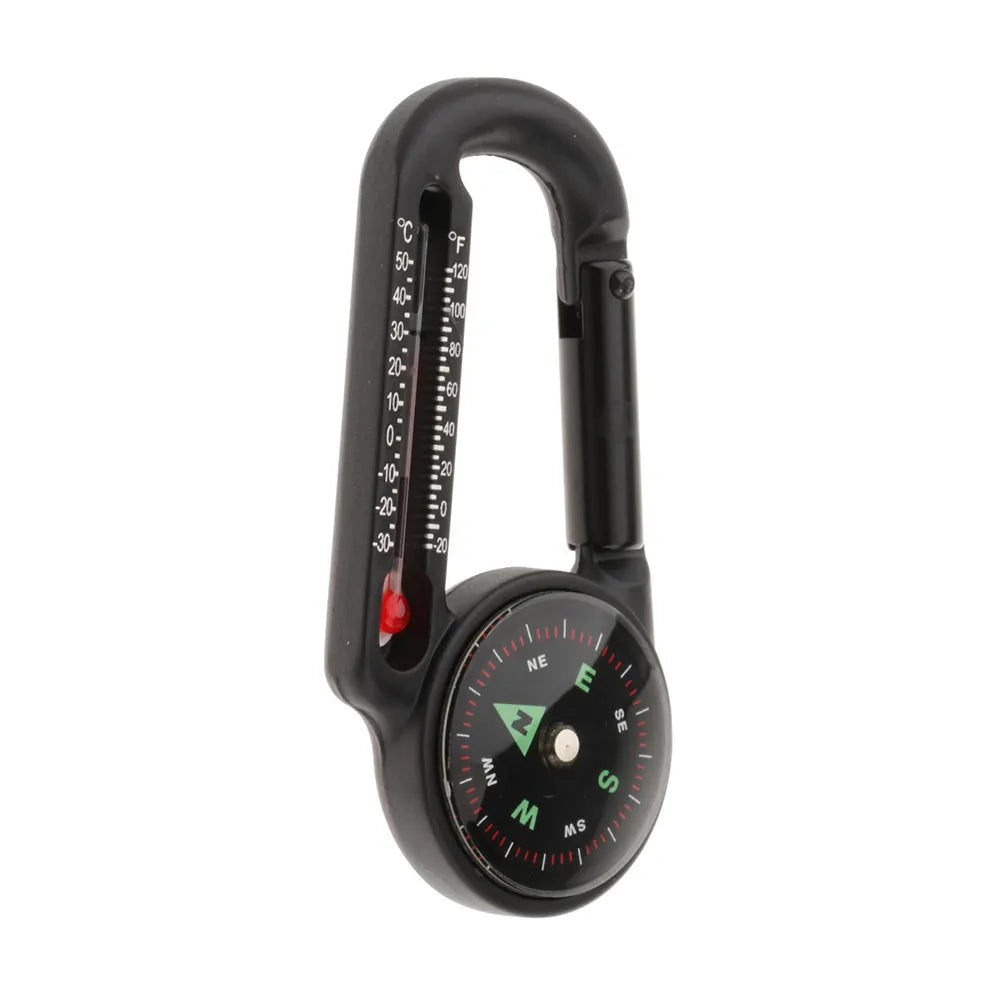 2in1 Mini Portable Compass and Thermometer