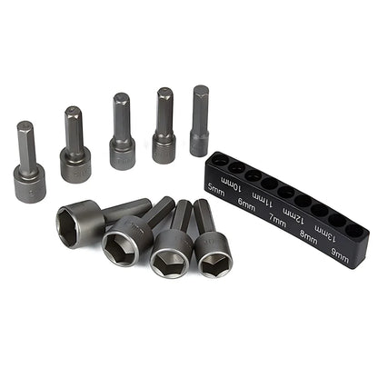 5-13mm Hexagonal Shank Hex Nut Socket Set