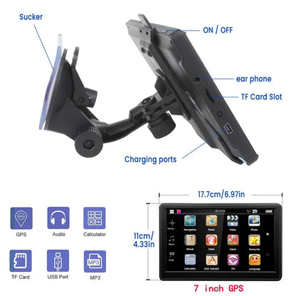 7"/5" Car GPS Navigation