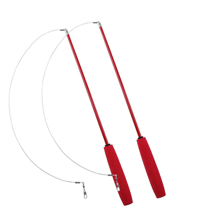 Cat Teaser Wands Three-section Telescopic Fishing Pole  Toys