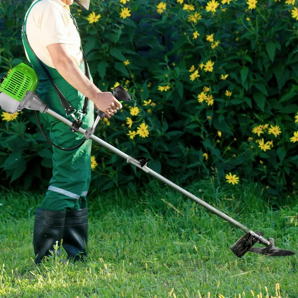 Gas Powered 3-in-1 Weed Eater with 4 Blades