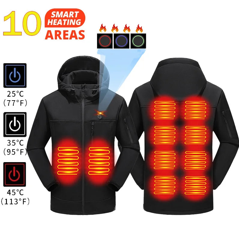 Heated Winter Motorcycle Jacket