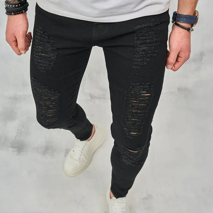 Men Stylish Ripped Design Skinny  Jeans