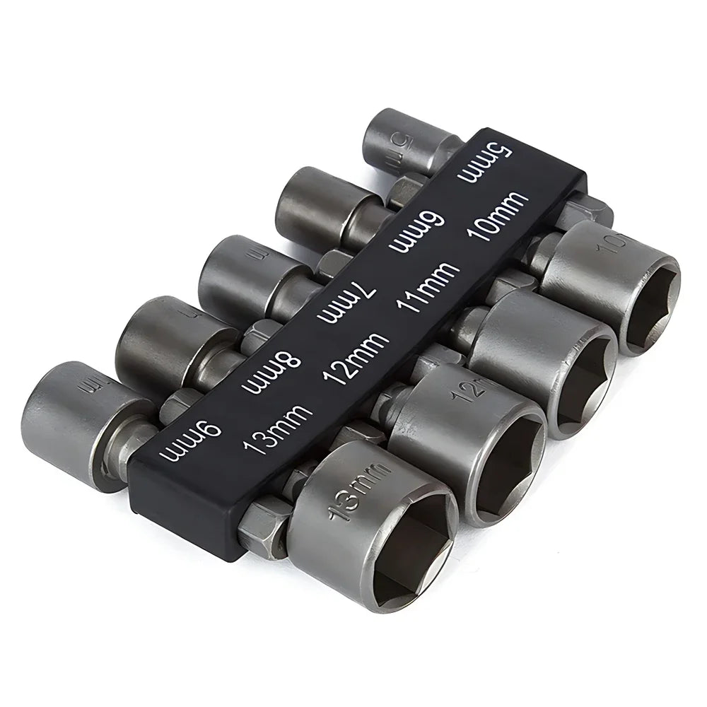 5-13mm Hexagonal Shank Hex Nut Socket Set