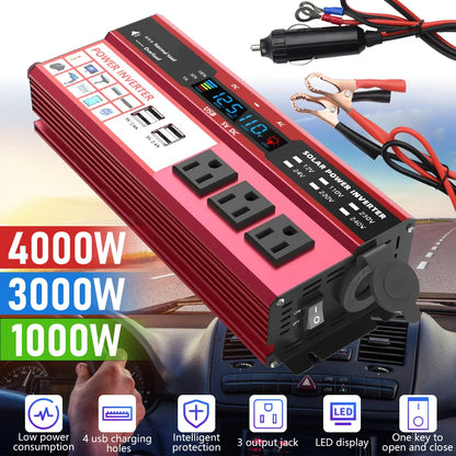 4000W Pure Sine Wave 12V Inverter