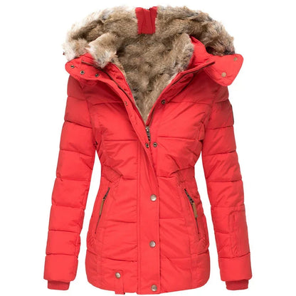 Winter Long Sleeve Zipper Hooded