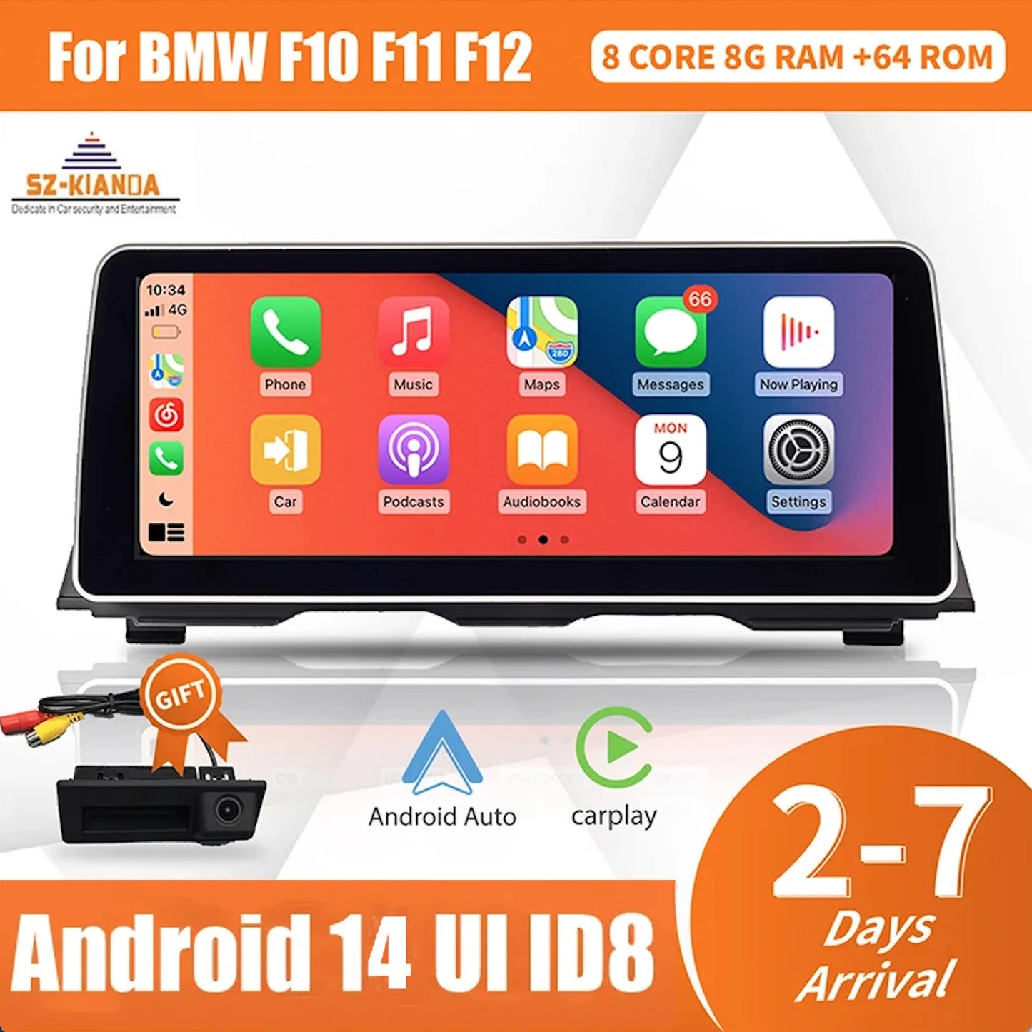 12.3" Wireless Carplay Multimedia GPS Navigator