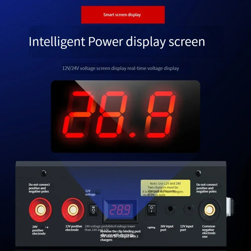 Medium Large Trucks 12V/24V 598000mAh Car Jump Starter