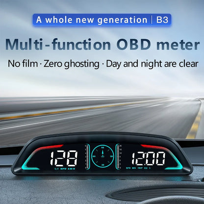 HD Smart Car HUD GPS Speedometer