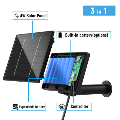 4W Mini Solar Panel For Security Camera