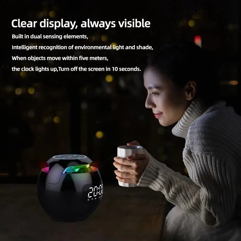 G90 New Clock Colorful Bluetooth Speaker